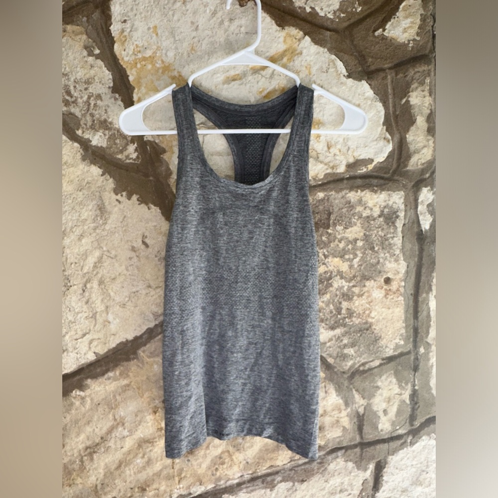 Lululemon Swiftly Tech Grey Racerback Tank Top Size 2